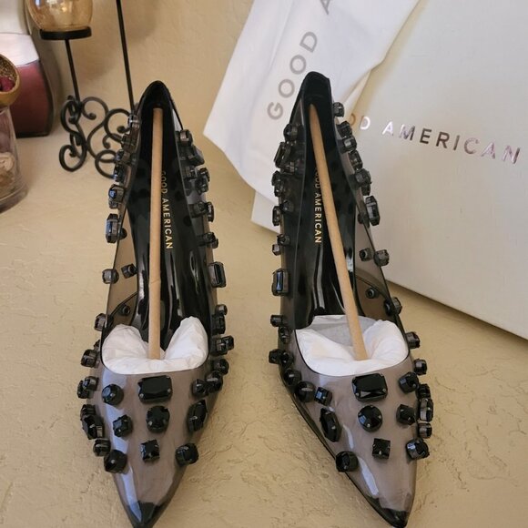Good American DIAMONDS FOREVER HEEL SIZE: 9 - Picture 6 of 10